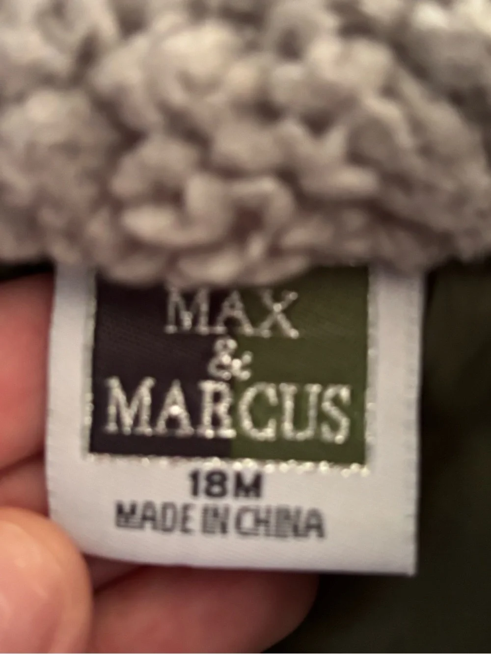 🎉 (18m) Max & Marcus Toddler Boy Dino Puffer Vest + Black Faux Pom Beanie